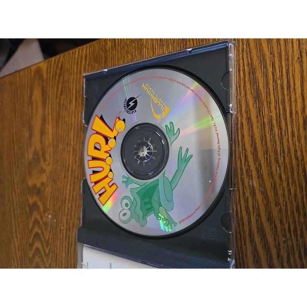 H.U.R.L. HURL Slob Zone 3D (PC, 1995, CD-ROM) Jewel Case 3D VIDEO Game | Nice!